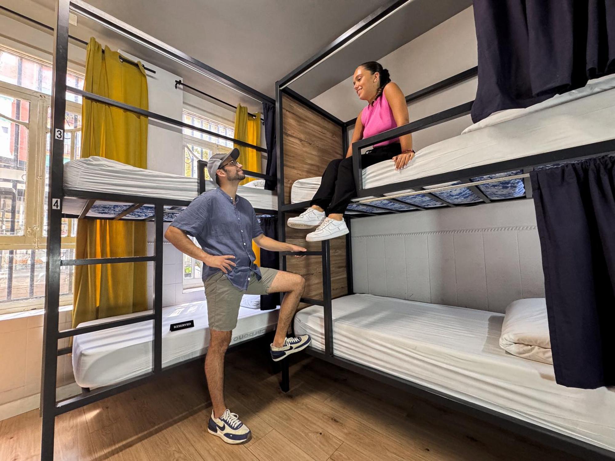 Bett im gemischten 6-Bett-Schlafsaal